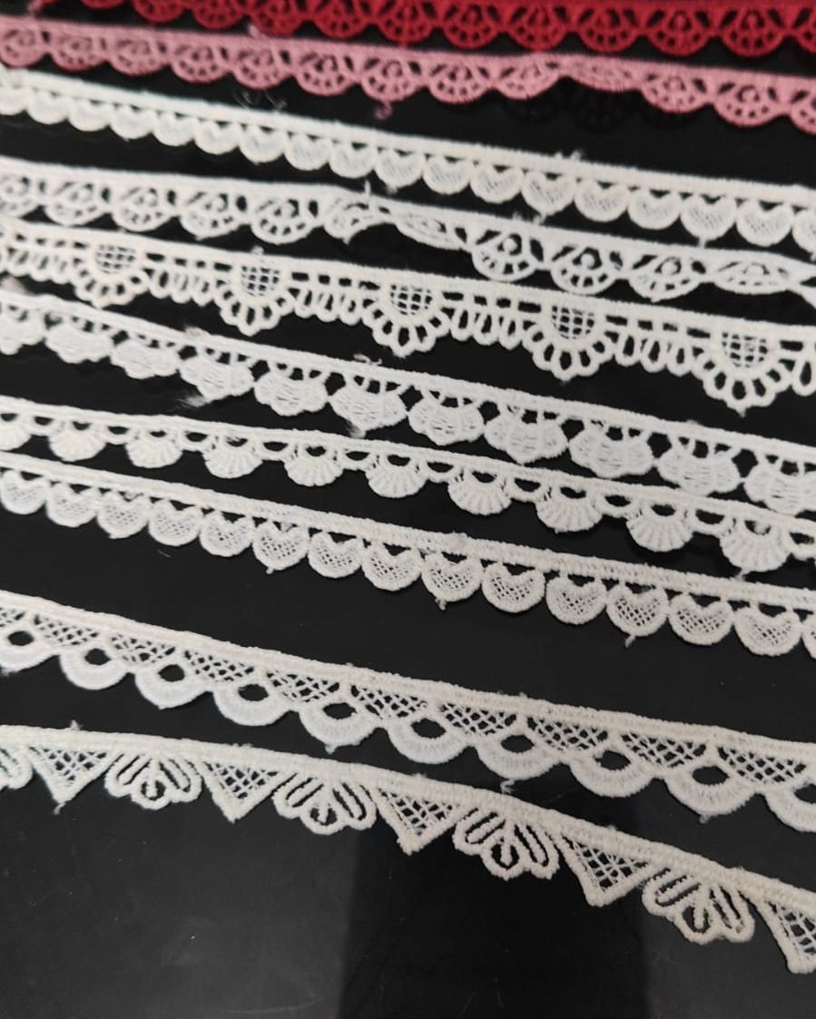 Narrow Heart & Loop Lace — 1/2 inch