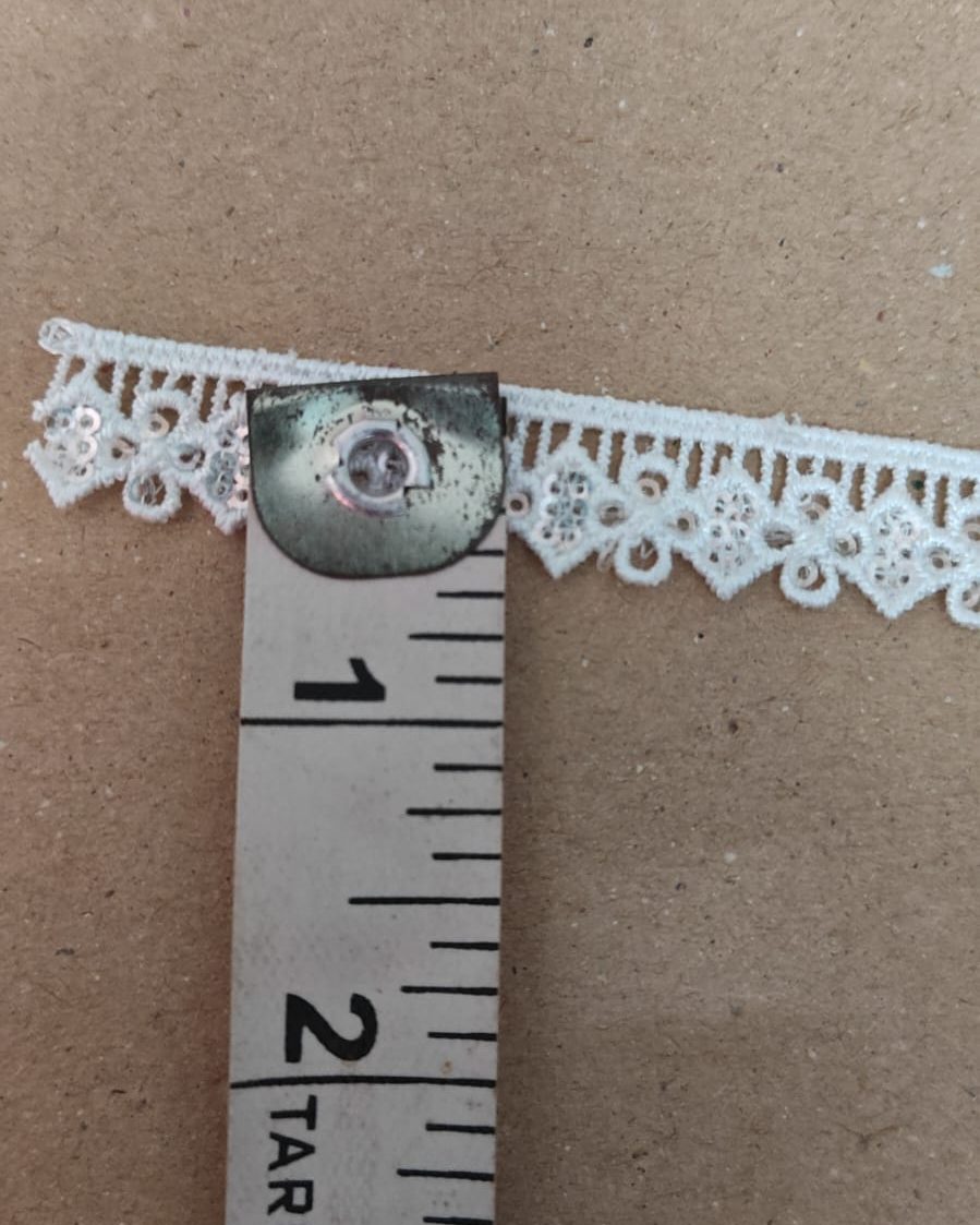 Imported Sequin Eyelet Lace